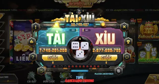 Tài xỉu Luckywin